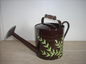 Arrosoir en métal galvanisé de grande capacité, avec revêtement en poudre, pour la maison, la décoration de jardin et l'agriculture. - Product Image 3