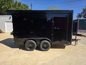 Modern Enclosed Cargo <b>Trailer</b> With Spacious Interior And Durable Exterior For Contractors Businesses And Everyday Transportation - Product Image 1