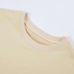 Conjunto de 2 piezas de sudadera y pantalón corto de invierno de alta calidad, estilo hip hop, hombros caídos, color liso, para mujer, a la venta. - Product Image 4