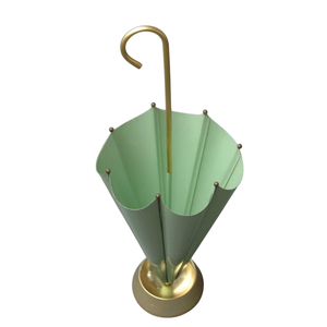 Porte-parapluie autoportant en fer finition bronze/revêtement en poudre galvanisé, capacité unilatérale, pour la décoration de la maison, des hôtels et des halls d'entrée - Product Image 5