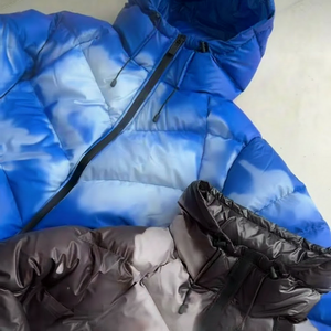 Custom Polyester Stand Collar Patchwork Winter <b>Jacket</b> Men <b>Fur</b> <b>Lined</b> Parka Puffer Insulated Windproof Outer - Product Image 4