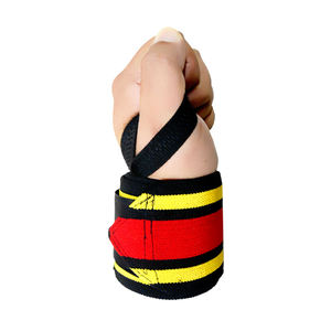Premium Breathable Customizable High Quality Sports Wrist <b>Straps</b> for Weight Lifting with Padded Support - Product Image 5