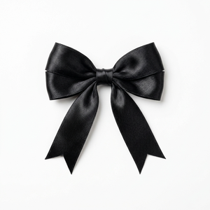 Ruban satin noir simple face 12 mm pour boîtes de luxe, emballage cadeau, bouquets, couture, nœuds pour cheveux, cartes, décoration, artisanat - Product Image 3