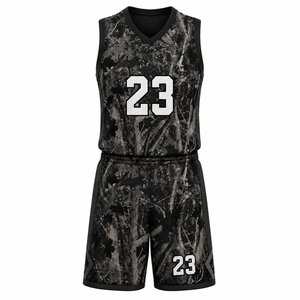 Uniforme de Baloncesto Profesional Personalizado con Sublimación, Conjunto Deportivo sin Mangas con Tela que Absorbe la Humedad - Product Image 1