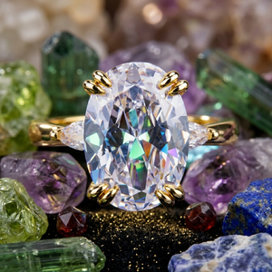 New Arrival Solid 925 Sterling Silver Sparkling Oval Cut Prong Setting <b>Ring</b> For Women Wedding Party Wear <b>Ring</b> Wholesale Jewelry - Product Image 4