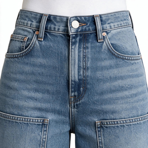 Premium <b>Women</b>’s Urban Denim <b>Jeans</b> Trendy Loose Fit High Quality <b>Stretch</b> Cotton Streetwear <b>Jeans</b> Wholesale OEM ODM Supplier - Product Image 5
