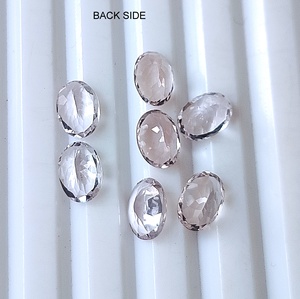 พลอยมอร์แกไนต์สีชมพูธรรมชาติจากโมซัมบิก ชุด 7 เม็ด น้ำหนัก 5.40 กะรัต สีพาสเทล ขนาด 7x5 มม. - Product Image 2