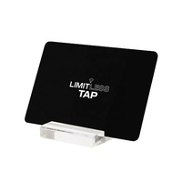 Carte anti-contrefaçon personnalisée avec revêtement laser brillant Mifare(R) Ultralight EV1 et code QR pour cartes de visiteur d'exposition