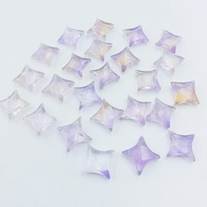 Cuentas de Ametrino Ninja Star, Cuentas Sueltas de Piedras Preciosas para Joyería - Product Image 5