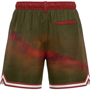 Shorts de basketball personnalisés en sublimation pour hommes, vente en gros, shorts de sport vierges en maille pour hommes, personnalisables - Product Image 6