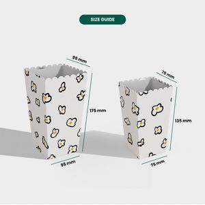 Custom Popcorn Box <b>Printed</b> <b>Paper</b> Popcorn Packaging Box Food Grade Snack Box for Cinema Events - Product Image 4