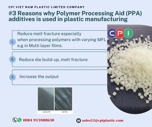 High Quality PPA Processing Aid Masterbatch <b>Pellet</b>/Granule Shape for PE PP Blown Film Extrusion Manufacturer by CPI Vietnam - Product Image 1