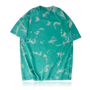 T-shirt oversize tie-dye pour homme, style streetwear, manches courtes, col rond, imprimé décontracté - Product Image 5