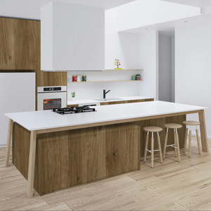 Meubles de cuisine modulaires modernes personnalisés JY Project, vente en gros, prêts à assembler, en bois MDF et contreplaqué. - Product Image 6