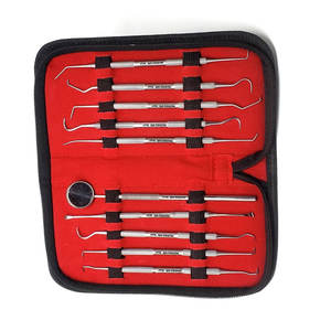 Kit professionnel de détartrage dentaire en acier inoxydable avec miroir d'inspection – Outils de soins bucco-dentaires pour l'élimination de la plaque et du tartre - Product Image 4