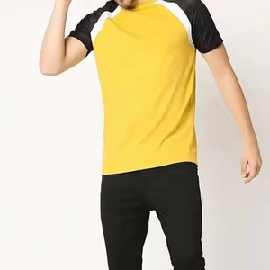 T-shirt d'été respirant le plus vendu, haute qualité, uni, faible MOQ, t-shirts pour hommes, coupe ajustée confortable - Product Image 1