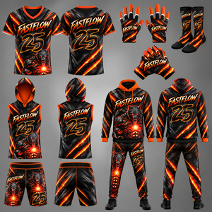 Conjunto de Uniforme de Flag Football para Hombre Adulto, Cinturón, Camiseta, Pantalones Cortos, Equipo para Juego sin Contacto, para Escuela, PE, Liga, Impreso, Transpirable - Product Image 5
