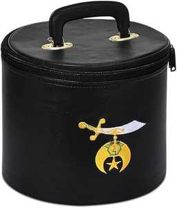 <b>Masonic</b> Apron Fez <b>Case</b> Genuine Leather Protection Smell Proof Handcrafted Multi-function Professional Regalia Freemason Gear - Product Image 1