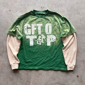 Camiseta al por Mayor Personalizada de Corte Regular con Estampado DTG, 100% Algodón, Doble Capa, Estilo Vintage Urbano, Antiarrugas - Product Image 4