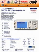 Generador de Señales Vectoriales Agilent E4436B ESG, Generador de Señales de Microondas RF de 250 kHz a 3 GHz para Pruebas de Laboratorio