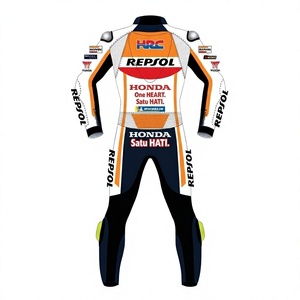 ชุดแข่งรถมอเตอร์ไซค์ Joan Mir Repsol Zonda MotoCP หนังวัว/หนังจิงโจ้ สำหรับขี่มอเตอร์ไซค์/จั๊มสูทขี่มอเตอร์ไซค์/ชุดหนังมาตรฐาน CE ระดับ 2 - Product Image 2