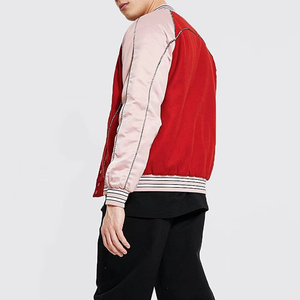 Vestes de baseball pour hommes à prix avantageux, personnalisées avec logo brodé, style varsity, avec manches en cuir - Product Image 2