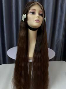 Wholesale Curly Human Hair Vietnamese Virgin Human Hair 13x4 13x6 HD Lace Frontal Curly <b>Wig</b> - Product Image 3