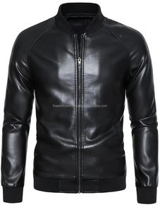 แจ็กเก็ตหนังนิ่มสำหรับผู้ชายเสื้อผ้าแฟชั่นเสื้อแจ็คเก็ตหนังแขนยาวแบบใหม่ล่าสุดปรับได้ - Product Image 6