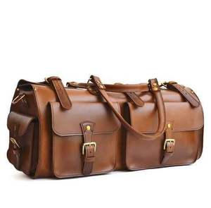 Bolsa de lona de cuero impermeable de estilo nuevo, color único, para deportes al aire libre, mochila de viaje, a la venta. - Product Image 1