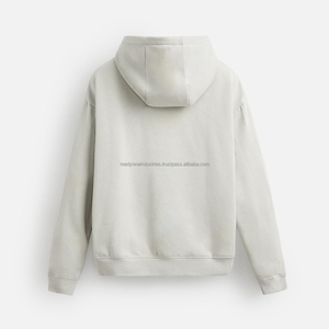 Sudaderas con capucha para hombre de algodón de peso pesado, sudaderas con capucha estampadas DTG de moda de gran tamaño, chaqueta de invierno bordada - Product Image 6