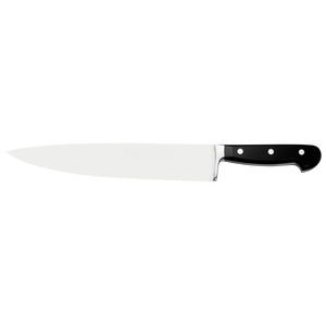 Couteaux de cuisine professionnels avec manche ergonomique noir à triple rivet pour la préparation quotidienne des aliments, la découpe, le hachage et la préparation des repas - Product Image 1
