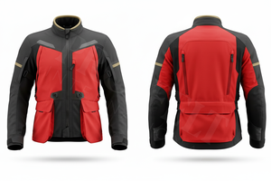 Blouson textile de moto personnalisé pour homme, protection haute performance, équipement de conduite, poches avant, vestes de moto - Product Image 6
