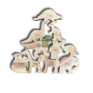 Piedras de Equilibrio de Madera, Juguete Educativo Montessori para Niños de 2 a 4 Años, Bloques de Construcción Unisex con Temática de la Naturaleza - Product Image 5