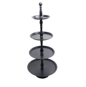 Home Hotel Restaurant Birthday Parties-Cake <b>Tools</b> Attractive Design Enamel Finished Metal Cup Cake Server Stand - Product Image 3