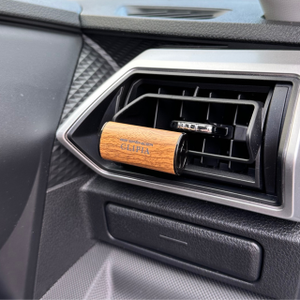 CLIPIA Refillable <b>Car</b> Air Vent Freshener <b>Clip</b> - Forest Bath Q-70 (Wood Grain Finish) - Product Image 3