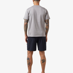 Ensemble short d'été pour homme à manches courtes, imprimé logo personnalisé, style hip-hop, 100% coton, séchage rapide, tenue tendance pour temps chaud - Product Image 4