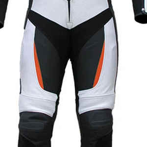 Black Genuine Cowhide Leather Track <b>Racing</b> Motorbike Suit With Red Panels 2 Piece <b>Jacket</b> & Pant Motorcycle Set - Product Image 6