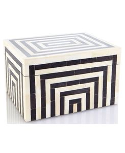 Caja de Joyería Rectangular de Resina y Madera Multicolor de Lujo, Caja de Almacenamiento Decorativa para Regalo - Product Image 4