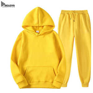 Nuevo Conjunto de Pantalones y Sudadera con Capucha de Alta Calidad para Hombre, 2 Piezas, Algodón Liso, Tejido Personalizado, Estilo Casual de Invierno para la Calle - Product Image 5