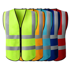 Nuevo Chaleco de Seguridad Reflectante de Alta Visibilidad Amarillo Naranja para Trabajo de Construcción y Tráfico con Logotipo Personalizado - Product Image 3
