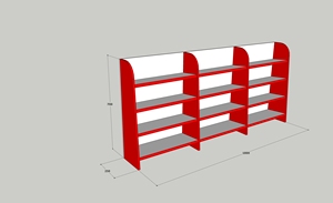Comptoir de caisse moderne One Tech de 1,8 m, structure métallique thermolaquée, plateau en acier inoxydable, comptoir de caisse pour magasin de détail - Product Image 6