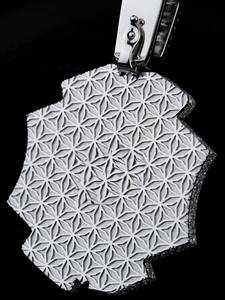 จี้ตัวอักษรแบบกำหนดเอง ประดับเพชรโมอิสซาไนต์ VVS ทรงโมเสก สไตล์ฮิปฮอป รูปทรงลูกแพร์และบาแกตต์ เครื่องประดับเงิน - Product Image 2