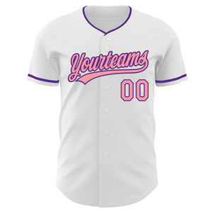 Camiseta de Béisbol Blanca Personalizada con Botones Completos - Ligera, Transpirable, 100% Poliéster, Impresa, Unisex para Adultos - Product Image 4