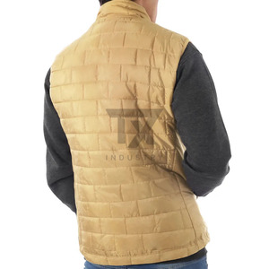 Chaleco Acolchado Personalizado |   Chaqueta de Invierno Negra sin Mangas |   Chaleco Térmico Ligero |   Directo de Fábrica - Product Image 2