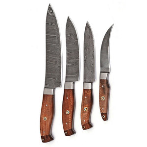 Luxury Style Damascus Steel <b>Kitchen</b> Knife Set With Fine Craftsmanship And Stylish Appearance For <b>Kitchen</b> Use - Product Image 5