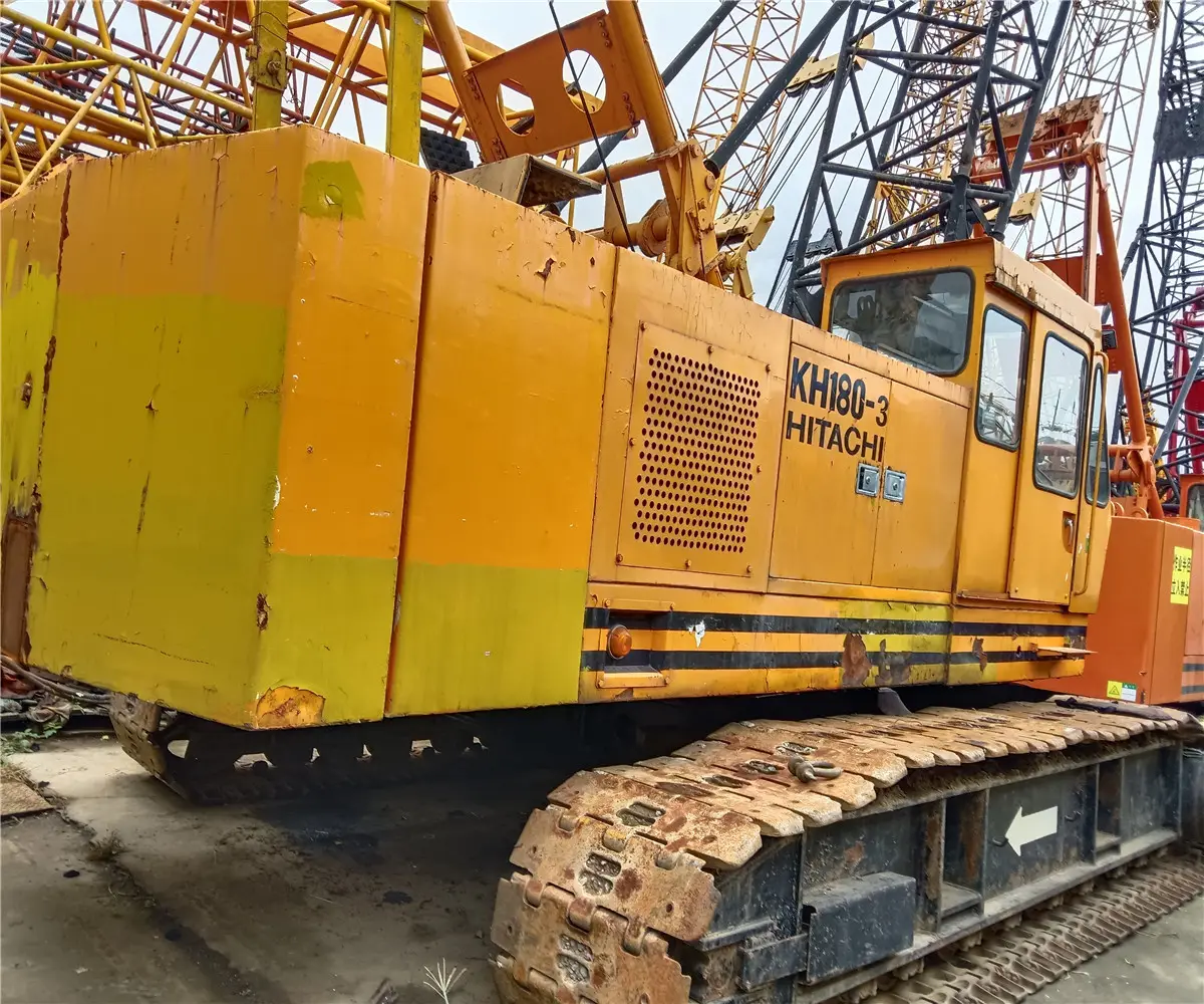 ฮิตาชิ50T KH180-3ใช้ฮิตาชิ KH180-3 CRAWLER CRANE