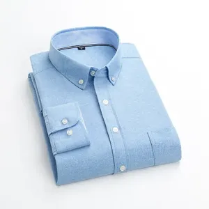 เสื้อเชิ้ตผู้ชายผ้าฝ้าย 100% แขนยาว ปกคอปก ตัดเย็บตามสั่ง สีตามสั่ง กันยับ ระบายอากาศ แห้งเร็ว พิมพ์ลายดิจิตอล - Product Image 2