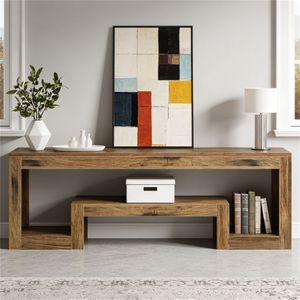 Mobile TV con Piattaforma Portaoggetti e Scaffale, Console Multimediale - Product Image 4