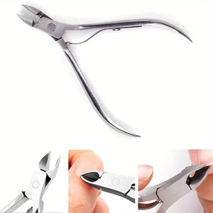 Cuticle Cutter Stainless Steel Gold Plated Professional High Quality Manicure Tools for Finger Wide Jaw Opening Durable Design - Product Image 5