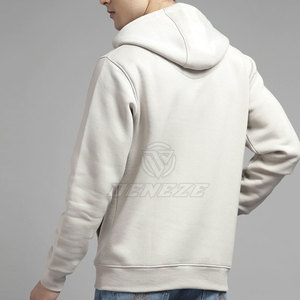 Sweats à capuche basiques 2026 en gros, prix usine, logo personnalisé, 100 % coton, contrastes de couleurs, pour hommes - Product Image 4